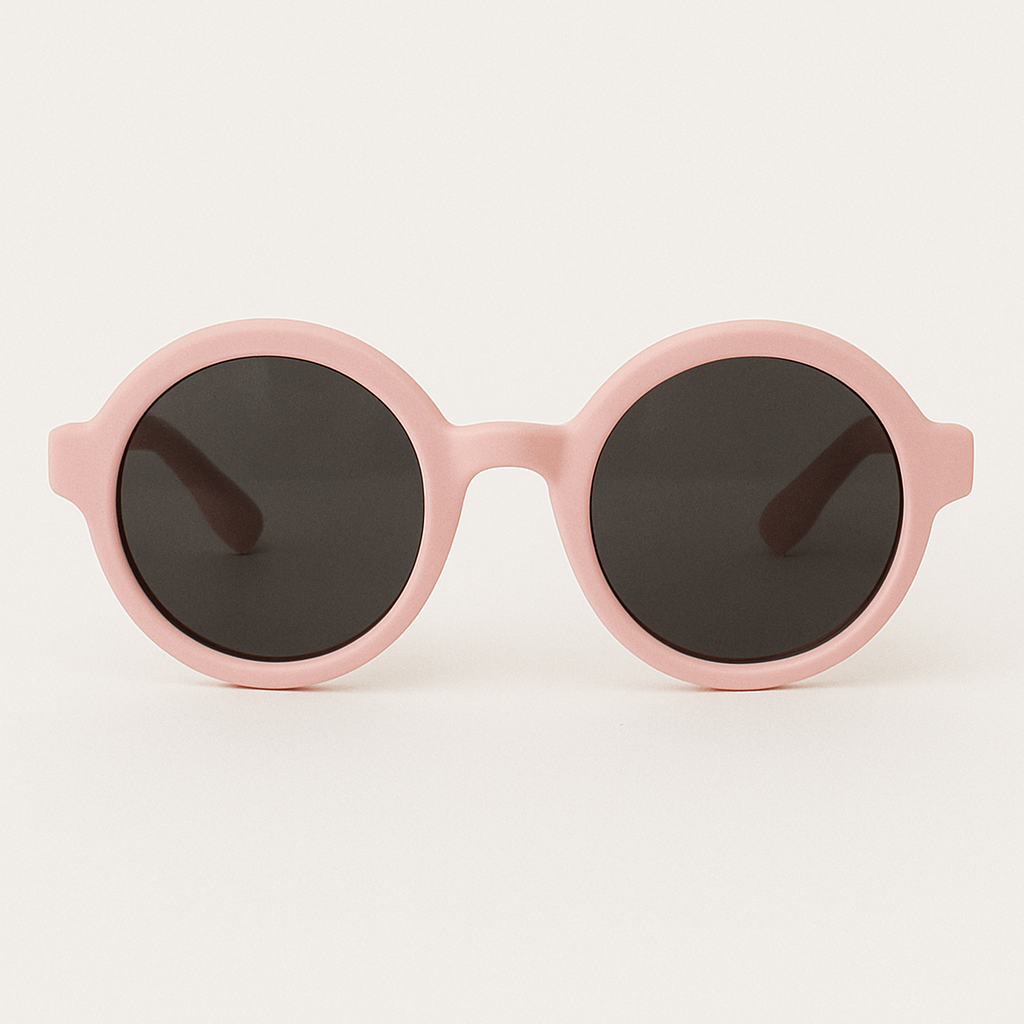Lunettes de soleil roses pour enfants – Amusantes, flexibles et protection UV complète