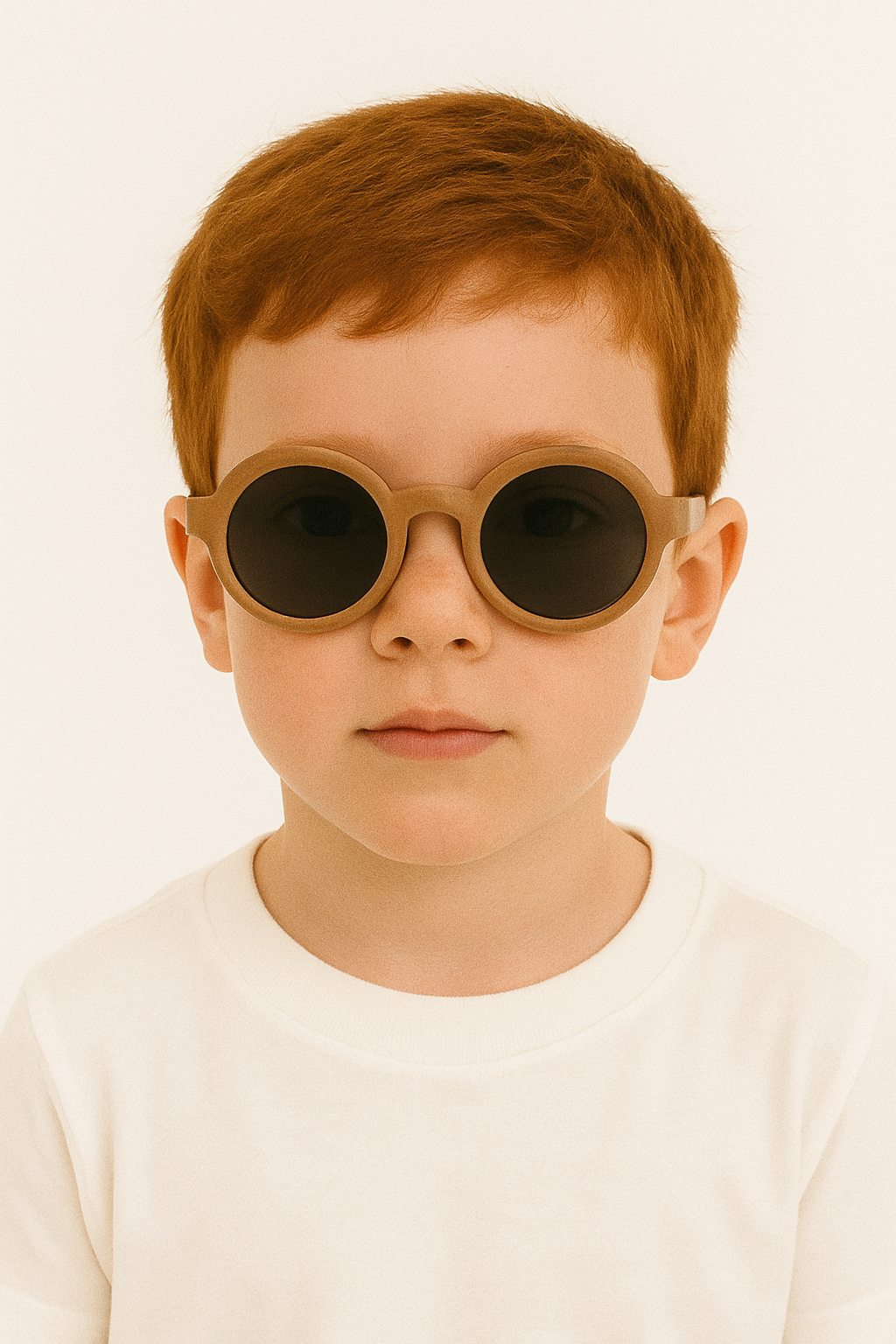 Lunettes de soleil marron pour enfants – Style naturel, protection renforcée 🤎