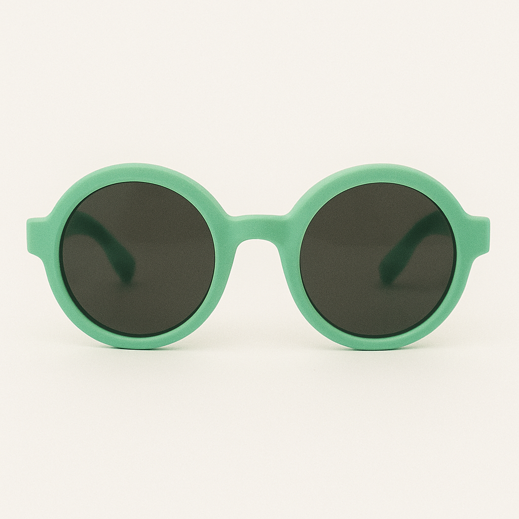 Lunettes de soleil vertes pour enfants – Style frais, protection solaire efficace 🌿
